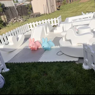 Lux softplay in white