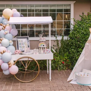 Kids Party Cart + Teepee