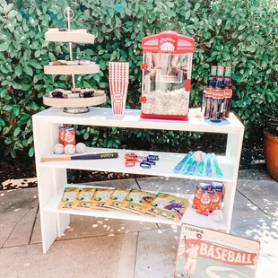 Kids activity and snack area
