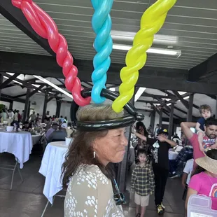 Everyone loves a Balloon Hat!