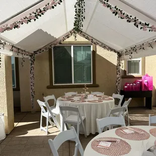 10 x 20 feet tent for baby shower