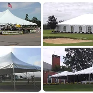 Tent sizes from 10X10 to 40X120