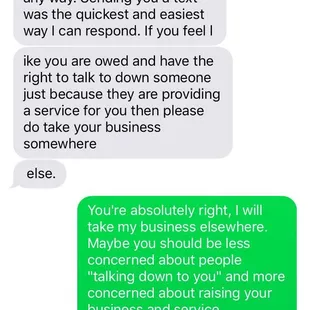 He couldn't resist ... after I asked him never to contact me again