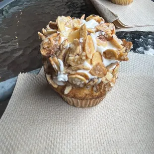 Burnt almond torte cupcake