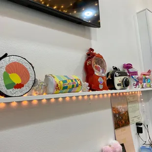 Adorable purses in the shop.