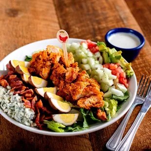 &quot;Nashville Hot&quot; Deconstructed Cobb Salad