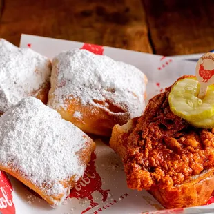 Hot Chicken &amp; Beignets