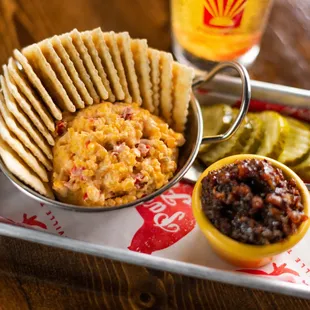 Pimento Cheese + Cheerwine Bacon Jam