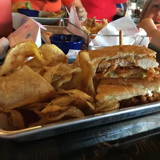 Hot Chicken Cuban Sandwich