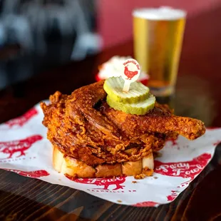 The famous Nashville Hot Chicken