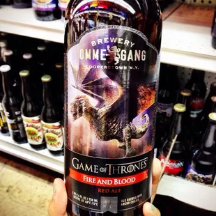 Fire and Blood. Ommegang x Game of Thrones collaboration series. Just in time for the premiere!