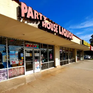 the front of the store