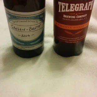 Boulevard Brewing Saison-Brett and Telegraph Brewing Reserve Wheat