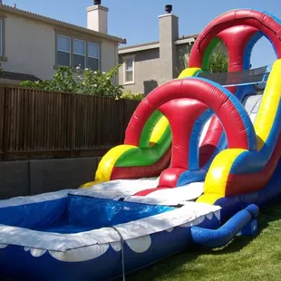 Dual Lane Water Slide