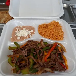 Party loco's Tacos 5542 N Tryon fajitas