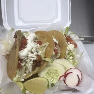 Party loco's Tacos gorditas shrimp chicken pork steak sausage mexico cecina