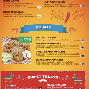 the menu