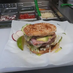 Mexican burger.