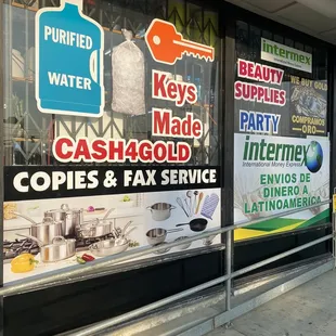 Intermex Money transfer  Purified water Keys copies fax Buy gold A-Z one stop shop everything you need