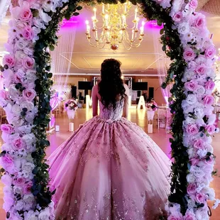 Quinceañera entry at Party Palace Hall