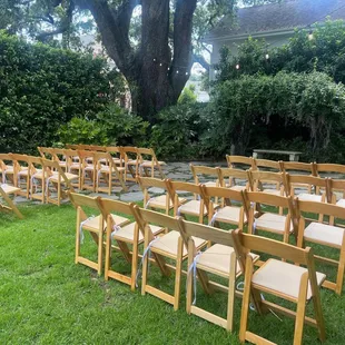 Natural Wood Garden Chairs