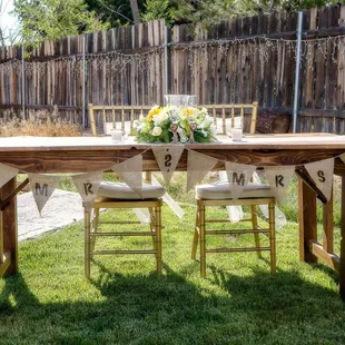 Here's our new 6ft farm table!