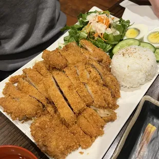 Chicken katsu entree