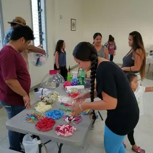 Lot of choices at our stuff em Balloons table