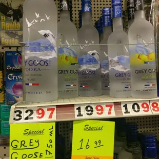 now you can get gray goose 750 ml at lowest price ever 27.99$ and cold any time