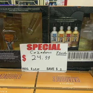 5$ off cazadores 750ml