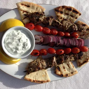 Pork souvlaki
