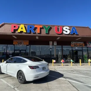 Front of store