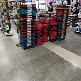 Baskets, large and small