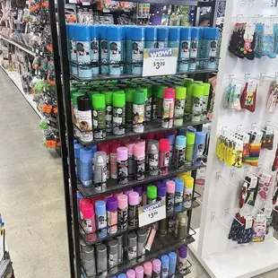 Glitter and color sprays