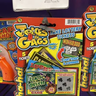 Encouraging gambling habits at a young age through "humorous"means? For shame...