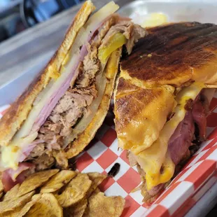 The Cuban (though I wished for a Media Noche)--STILL great though.