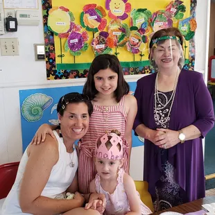 Baby girls birthday at school