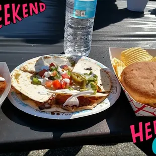 My trifecta of food!