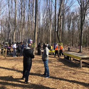 Getting ready to compete!