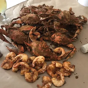 Awesome crabs and shrimp!!