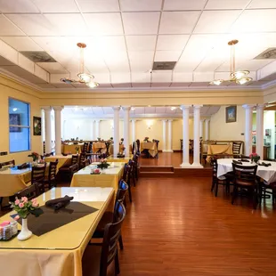 interior, sushi and sashimi