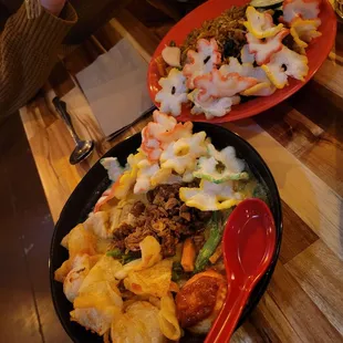 Nasi goreng tek tek and lontong cap go meh