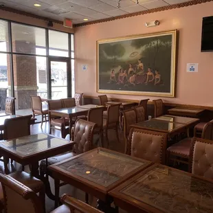 Other side of inside seating.