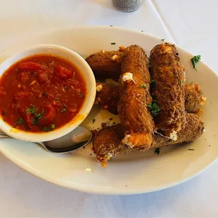 Fried Mozzarella Cheese