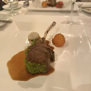 Australian Lamb Chop, so well cooked