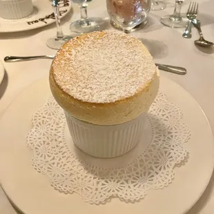 Grand Marnier soufflé, it doesn't get much better than this!  Superb!