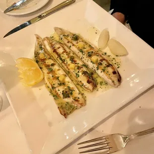 Dover sole, prepared perfectly!