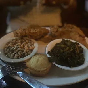 a plate of food on a table