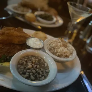 a plate of food on a table