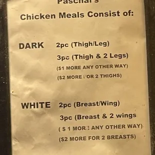 Chicken Meals